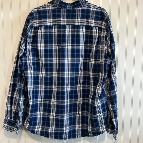 Wrangler Indigo Men's bundle of 3 XL/TG button down  100% cotton plaid - Picture 10 of 16